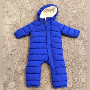 NEW Primary Baby parka puffer suit 12-18M